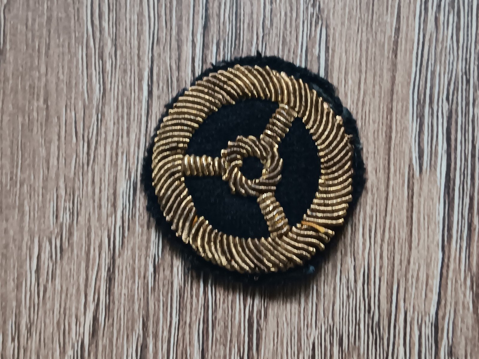 Uniform insigne Koninklijke Marine pre 1940, Ophalen of Verzenden, Marine, Nederland, Embleem of Badge