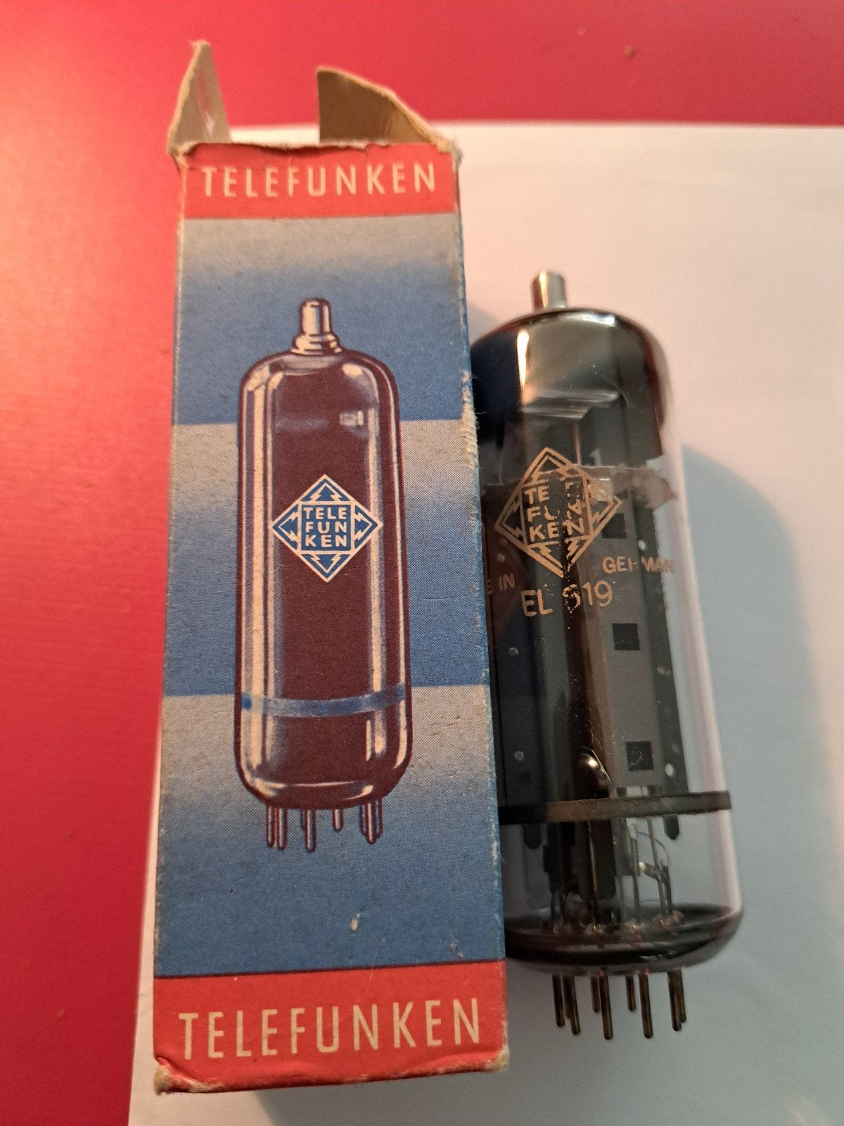 Nieuwe Telefunken EL 519 buis - Ongebruikt uit oude voorraad, Ophalen of Verzenden, Nieuw