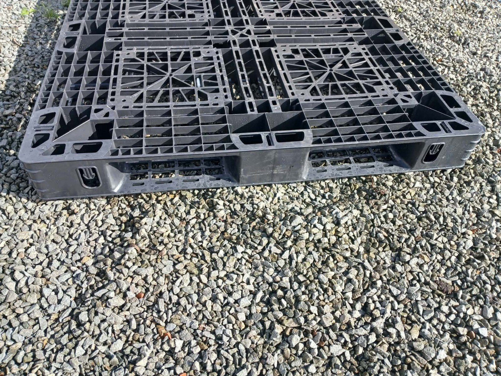 Stevige kunststof pallet - Ideaal voor opslag en transport, Ophalen