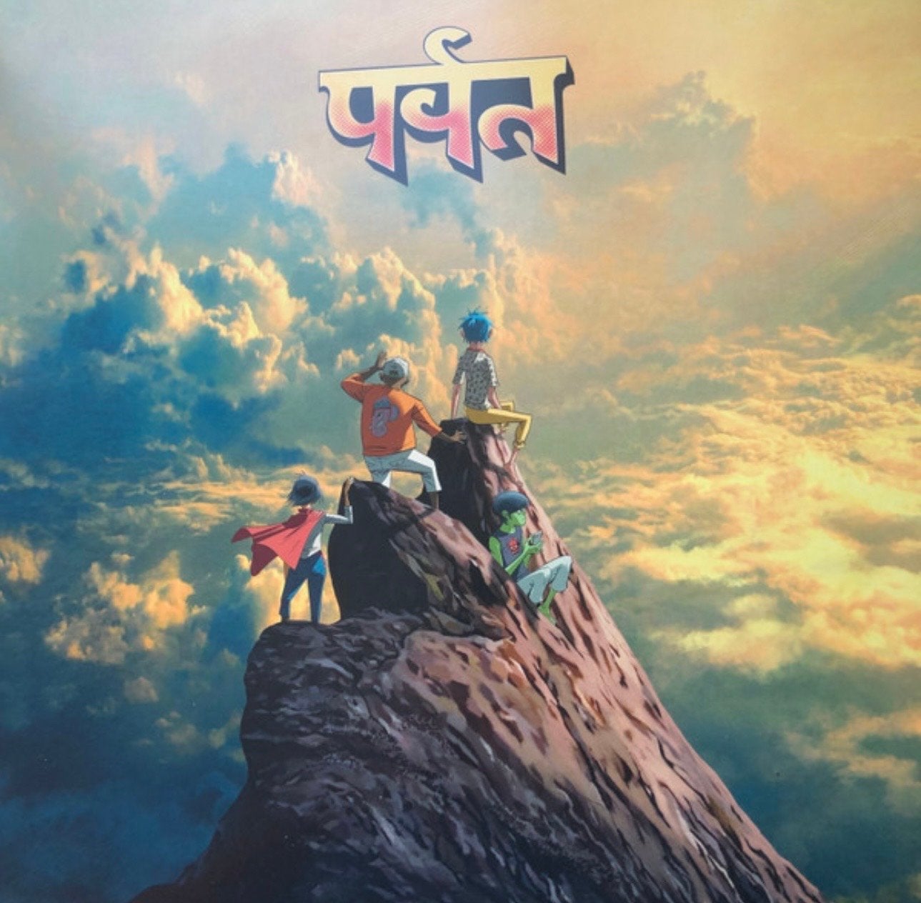Gorillaz - The Mountain (Limited Edition LIQUID FILLED), LP, Pop, Colored vinyl, Ophalen of Verzenden