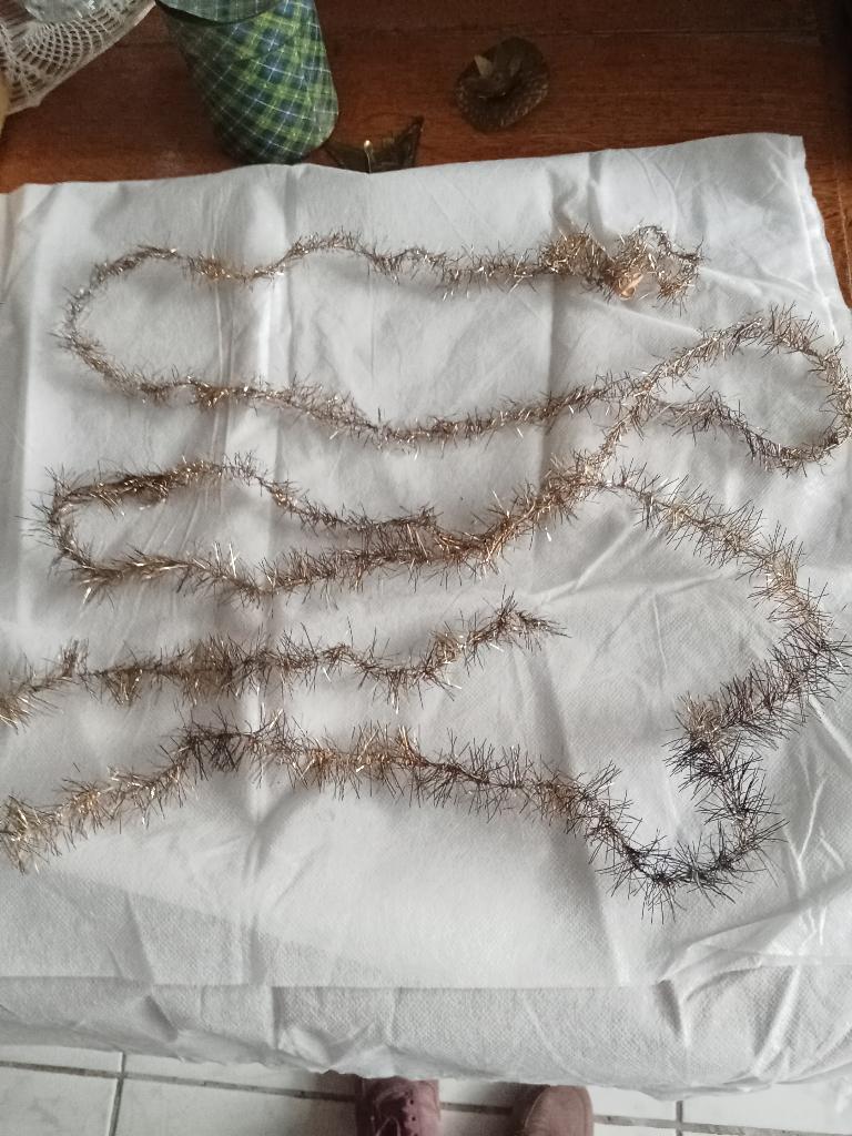 zeer oude kerstslinger ongeveer 1,5 meter, Diversen, Kerst, Ophalen of Verzenden, Gebruikt