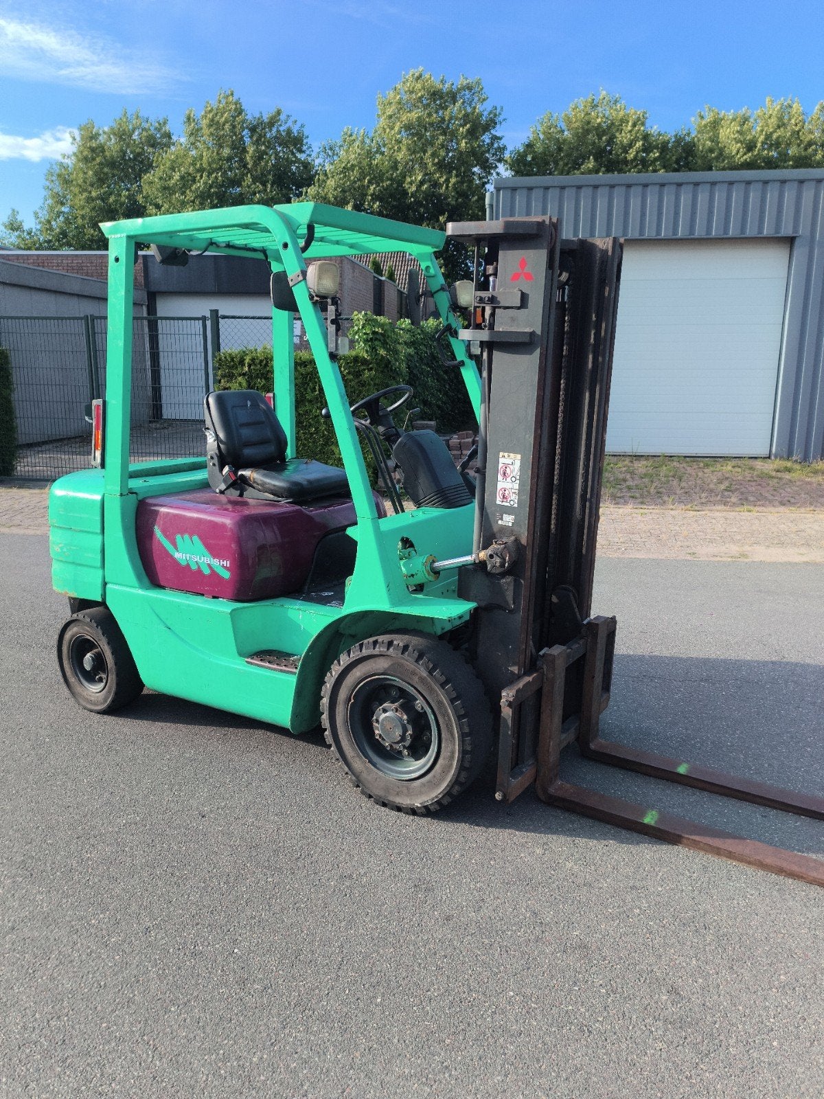 Heftruck Mitsubishi 2.5 ton Benzine gratis bezorging, 1000 tot 2000 kg, Ophalen of Verzenden, Heftruck