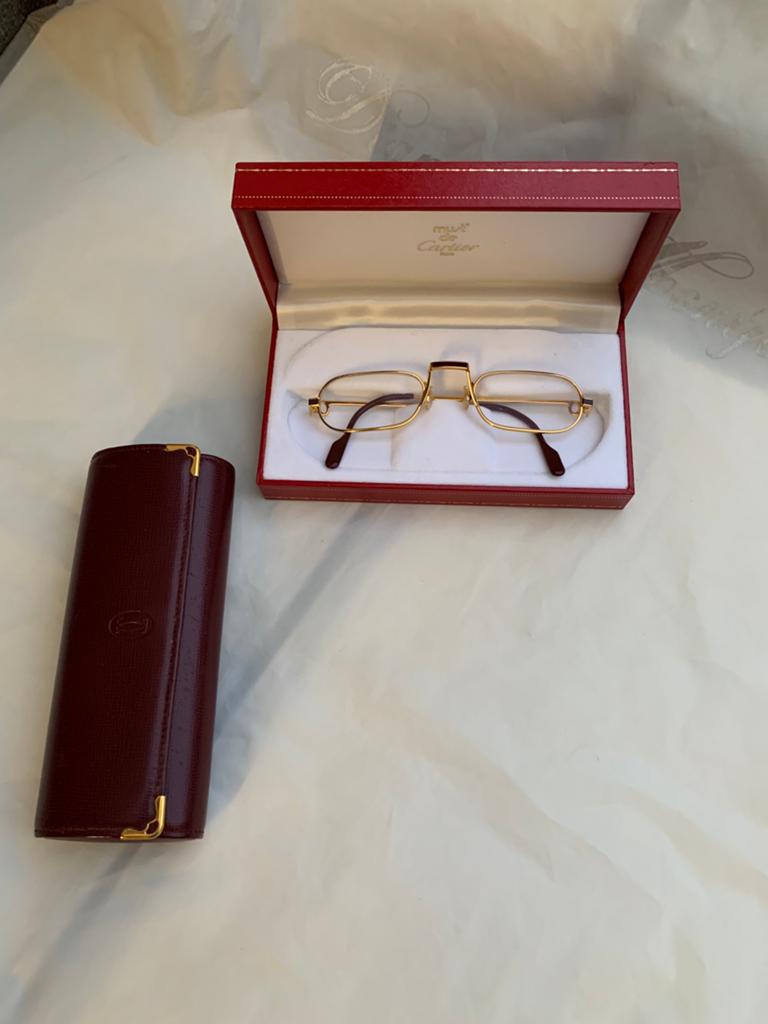 Cartier bril origineel 22k verguld, Sieraden, Tassen en Uiterlijk, Zonnebrillen en Brillen | Heren, Overige merken, Overige kleuren