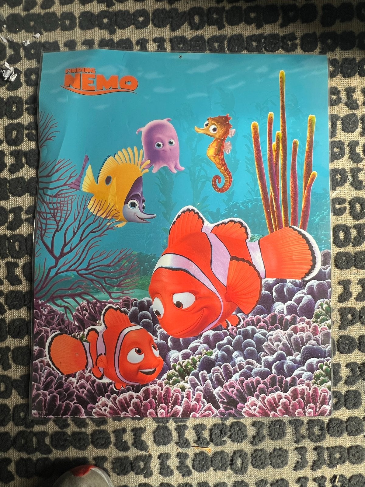 Finding Nemo Poster - Leuke decoratie voor kinderkamer, Verzamelen, Ophalen of Verzenden, A1 t/m A3, Film en Tv, Rechthoekig Staand