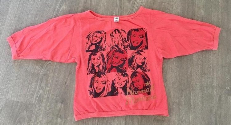 Heerlijke en mooie longsleeve 3/4 mouw , maat 134 140, Hannah Montana, Meisje, Ophalen of Verzenden, Zo goed als nieuw
