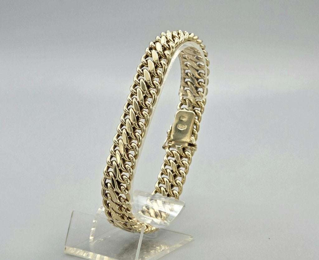 Gouden vintage gourmet armband. 2026/361, ., Ophalen of Verzenden, Zo goed als nieuw, .