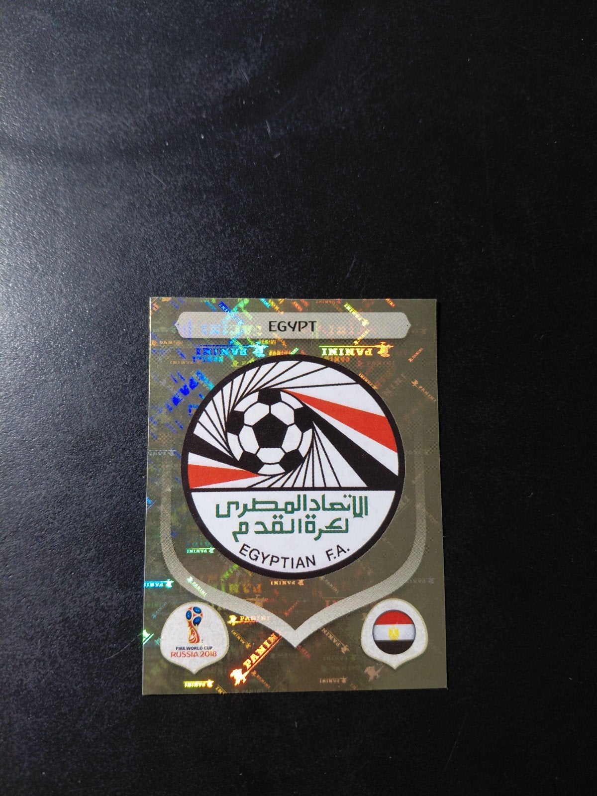 Egypte logo/badge (panini wk 2018), Verzenden, Nieuw, Buitenlandse clubs, Poster, Plaatje of Sticker