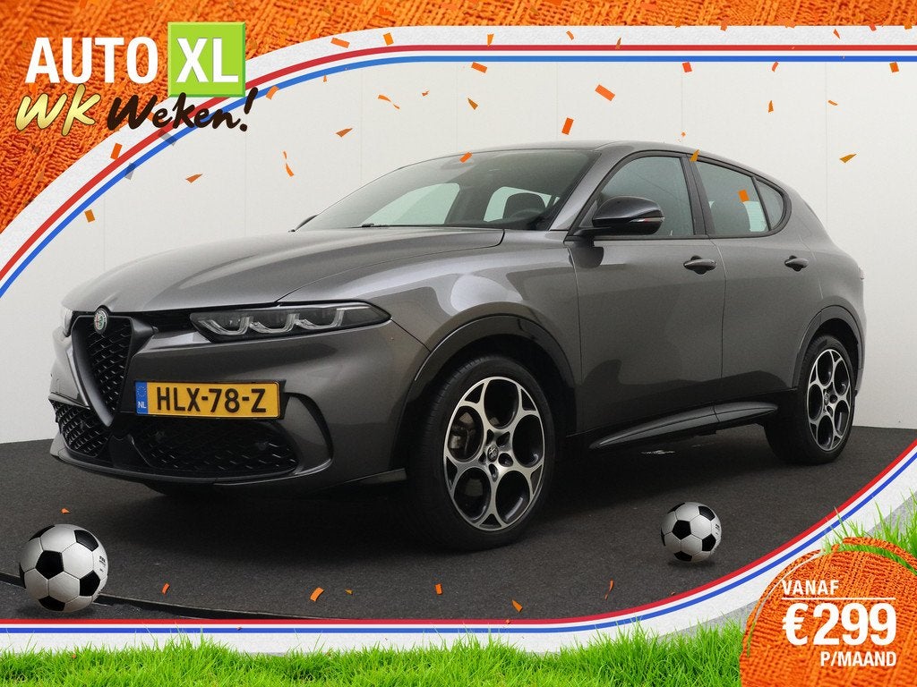Alfa Romeo Tonale 1.5T Hybrid 131 PK Aut. Sprint Camera Adap, Auto's, Alfa Romeo, Gebruikt, 4 cilinders, Leder en Stof, Origineel Nederlands