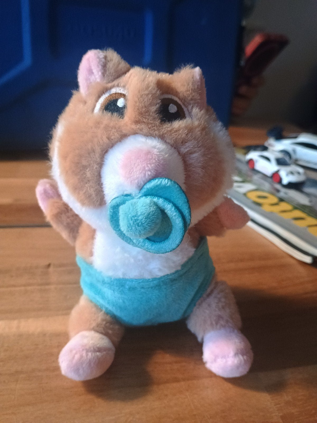 Schattige Albert Heijn Baby Hamster Knuffel, Albert Heijn, Hamster, Ophalen of Verzenden, Zo goed als nieuw