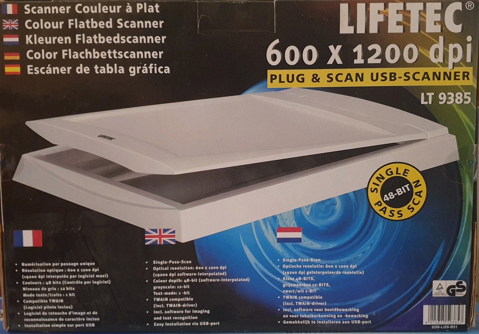 Lifetec scanner nieuw in doos, Computers en Software, Scanners, Ophalen, Nieuw
