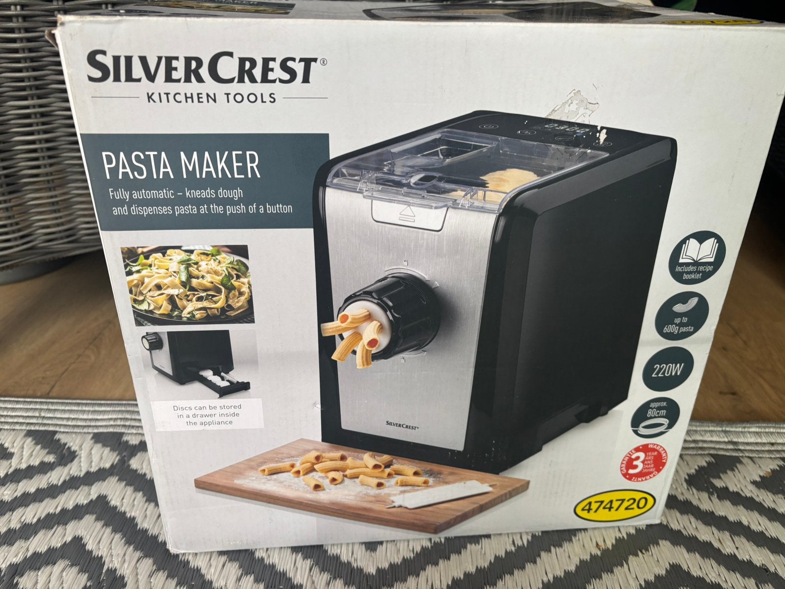 Pasta maker, Ophalen of Verzenden, Zo goed als nieuw