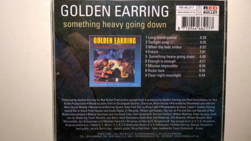 Golden Earring - Something Heavy Going Down, Ophalen of Verzenden, Zo goed als nieuw, Poprock, Album