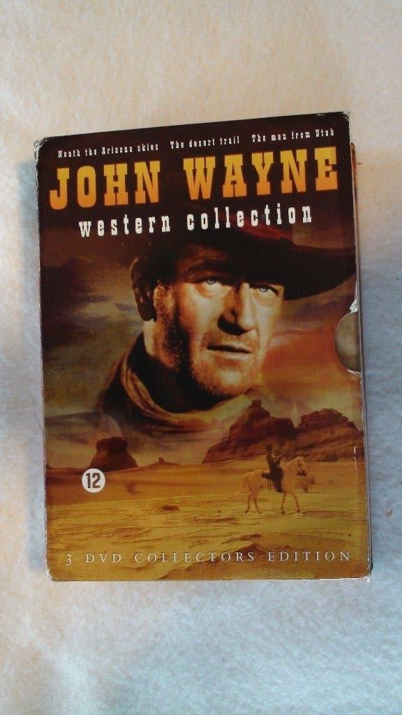 John Wayne western collection 3 dvd collector's edition, Vanaf 12 jaar, Ophalen of Verzenden, Zo goed als nieuw, Actie