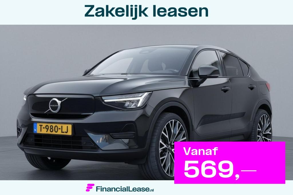 Volvo C40 Recharge Twin 78kWh | Trekhaak | Pano | Camera | 9, Zwart, 408 pk, Automatische klimaatregeling, SUV of Terreinwagen