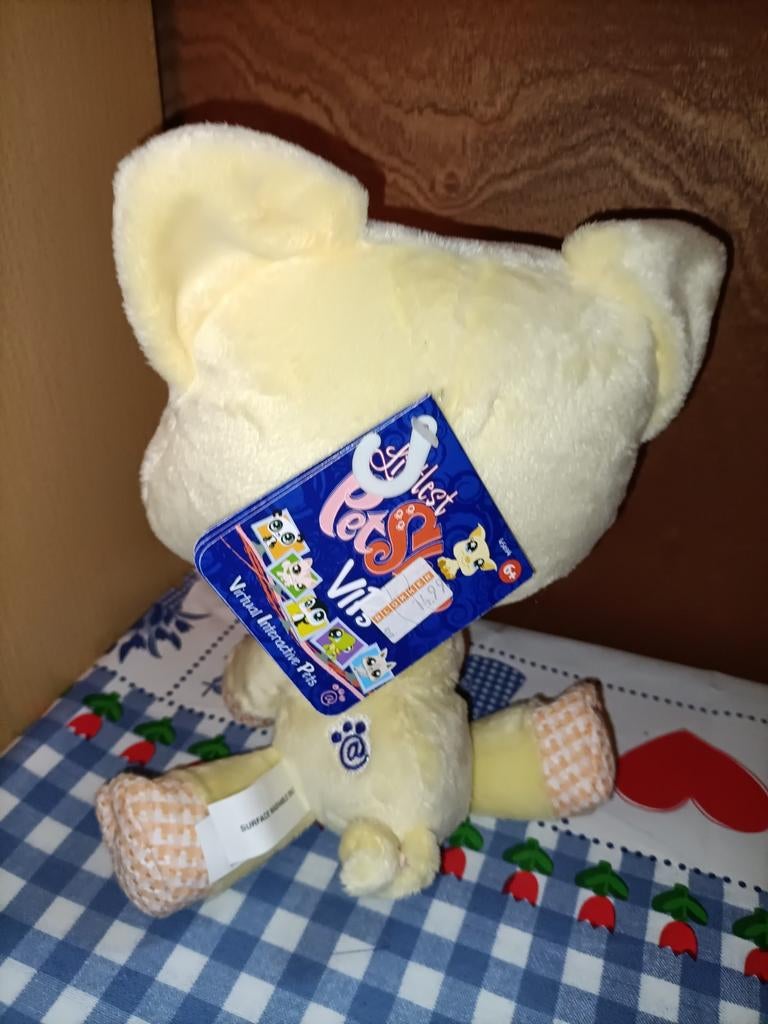 Littlest Petshop varken knuffel met kaartje 22 cm groot, Ophalen of Verzenden, Zo goed als nieuw, Overige typen