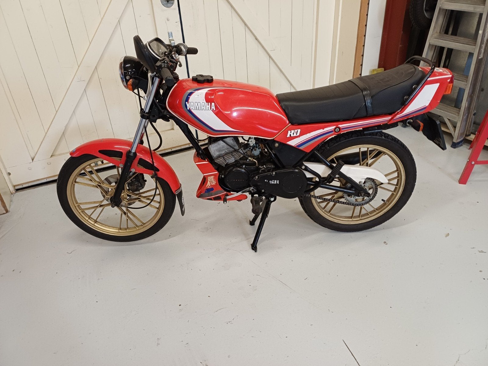 Yamaha RD50MX, Ophalen, 70 cc, Yamaha, 5 versnellingen
