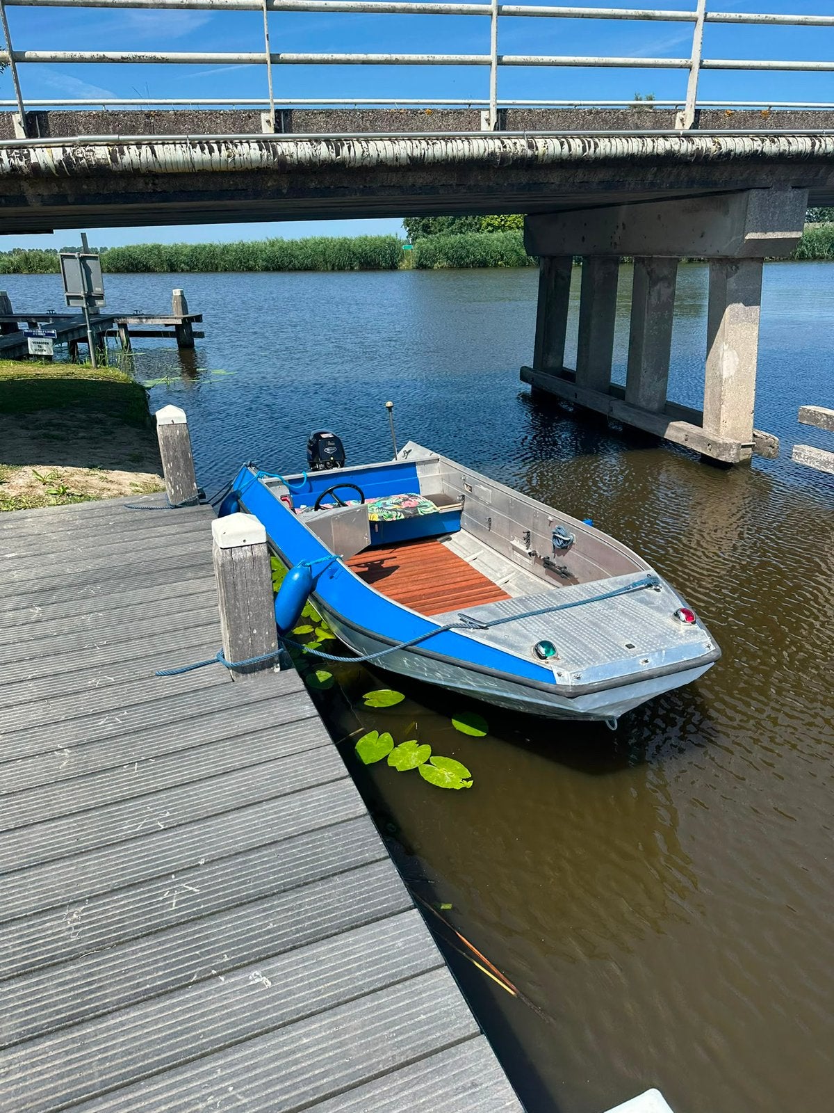 Buster aluminium boot 4.20m Tohatsu 8PK 4-takt | Vaarklaar!, Ophalen, Motor en Techniek, Motorboot