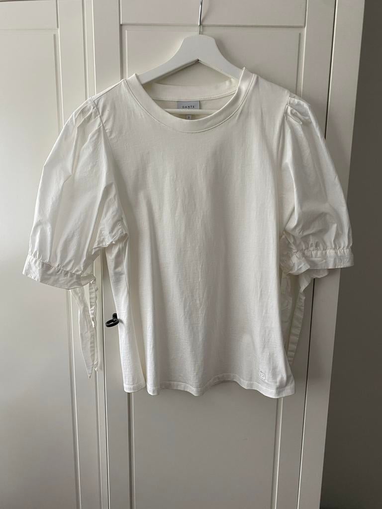 Dante 6 T-shirt met pofmouwen - Maat 3, Wit, Ophalen of Verzenden, Zo goed als nieuw, Korte mouw