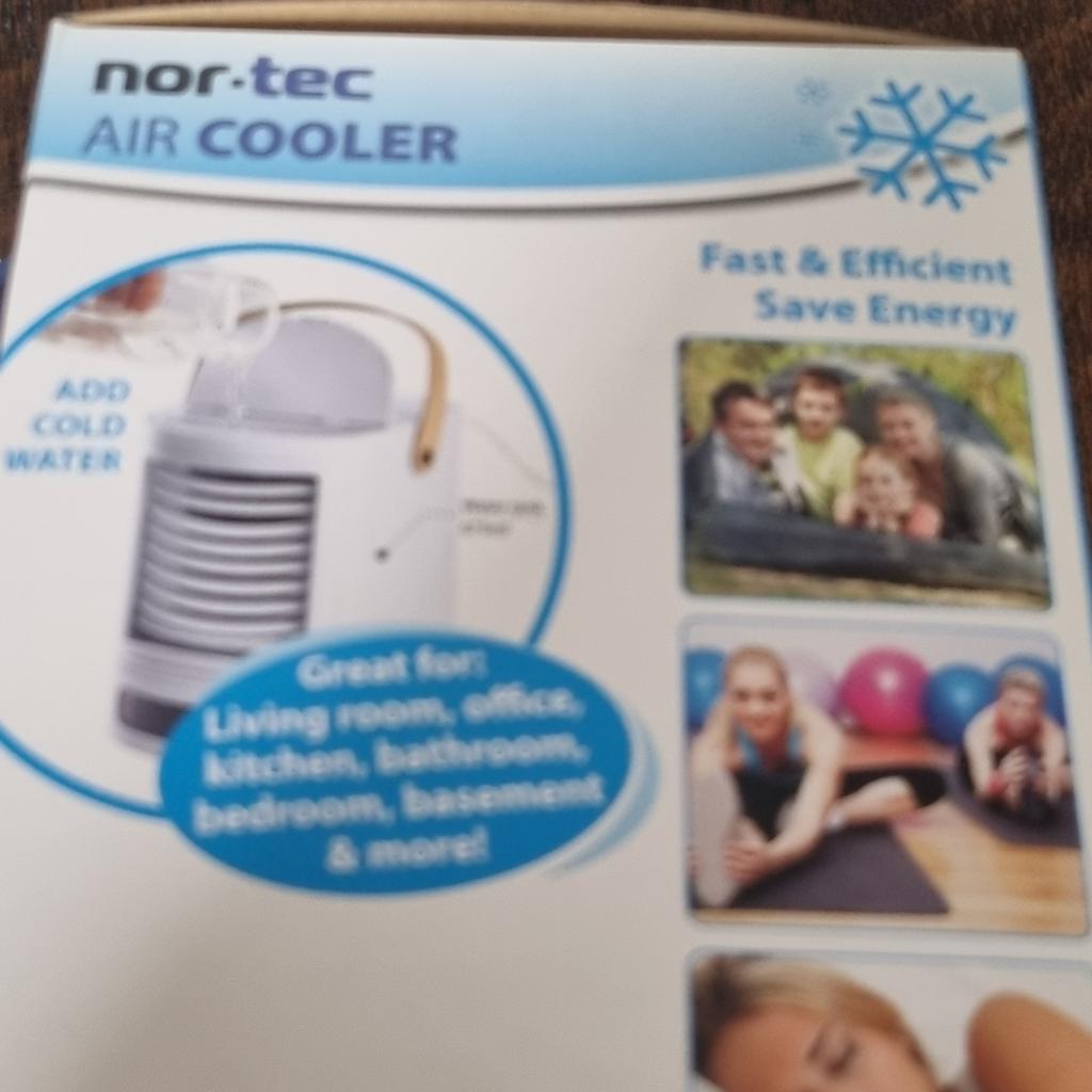 Nieuwe Nor-tec Air Cooler - Compacte en Efficiënte Koeling, Witgoed en Apparatuur, Airco's, Nieuw, Tafel- of Grondventilator, Minder dan 60 m³