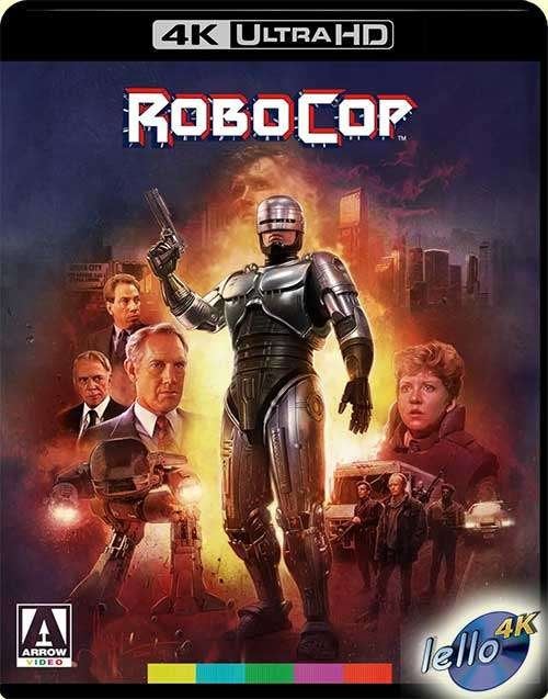 Blu-ray 4K: RoboCop (DirCut Remastered 1987 Peter Weller) UK, Cd's en Dvd's, Ophalen of Verzenden, Nieuw in verpakking, Actie