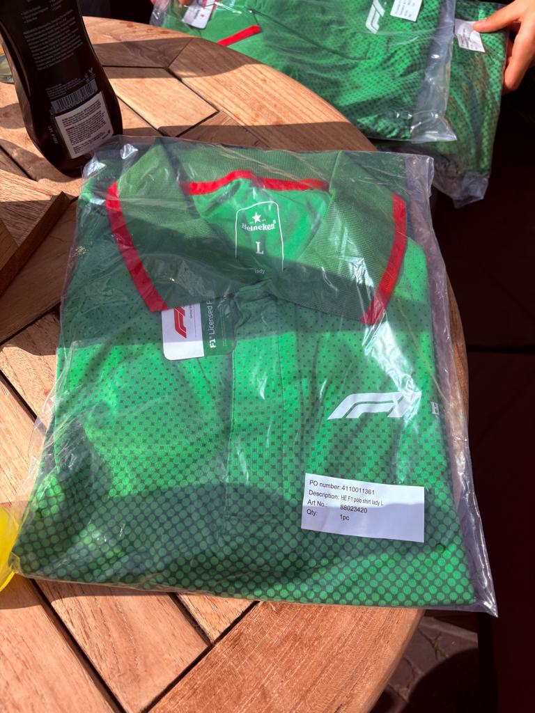 Heineken x Formule 1 polo's NIEUW (Vrouwen), Heineken, Ophalen of Verzenden, Nieuw