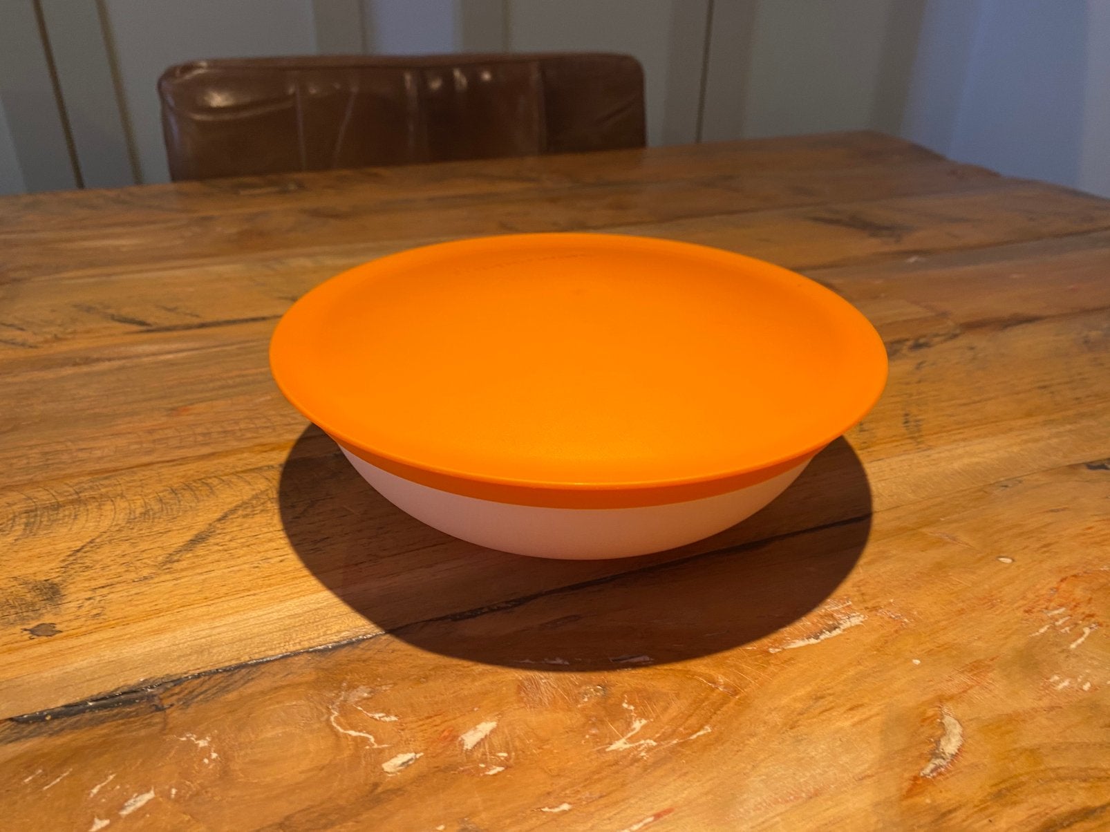 Tupperware schaal, Ophalen of Verzenden, Oranje, Schaal
