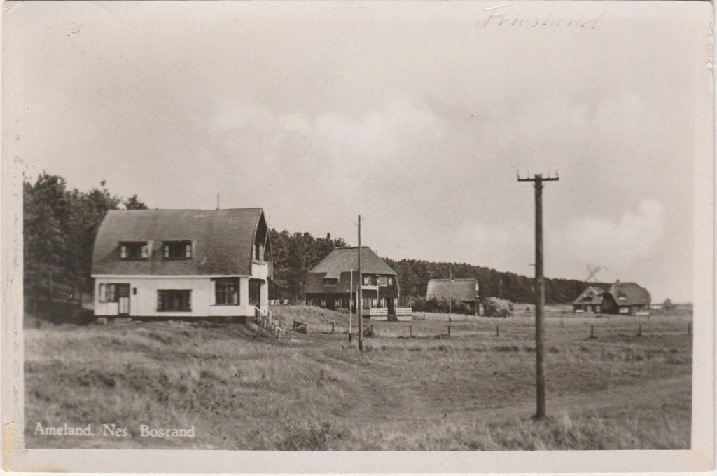 NES Bosrand, Verzamelen, Ansichtkaarten | Nederland, Gelopen, Waddeneilanden, 1940 tot 1960, Verzenden