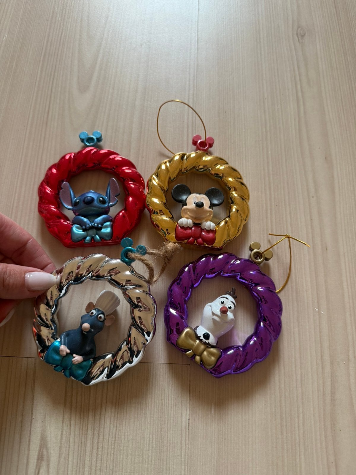 AH kerst ornamenten disney, Diversen, Kerst, Ophalen of Verzenden, Zo goed als nieuw