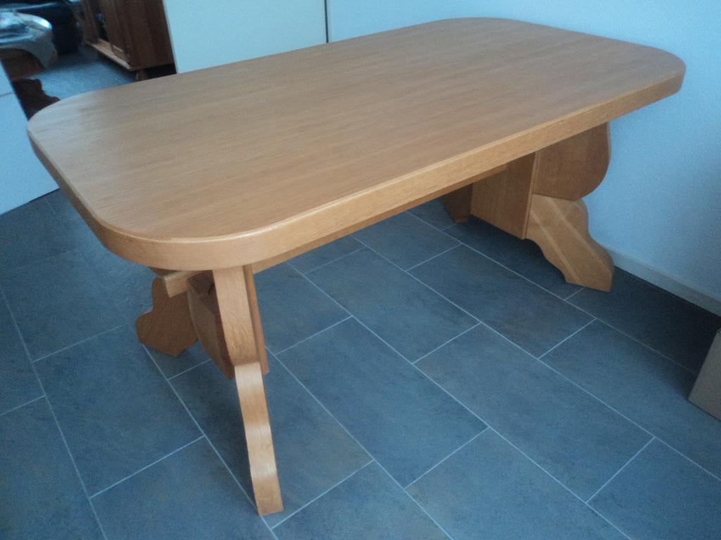 tafel, Zo goed als nieuw, 150 tot 200 cm, Overige vormen, Vier personen