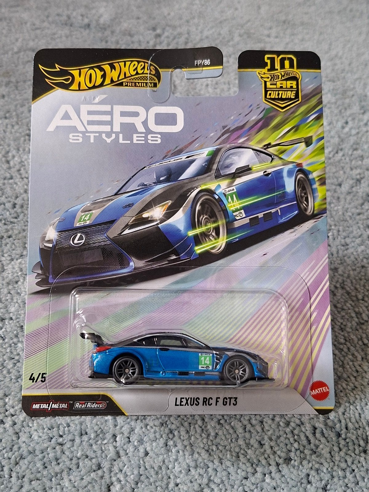 Hot Wheels Premium Aero Styles Lexus RC F GT3, Ophalen of Verzenden, Nieuw, Auto