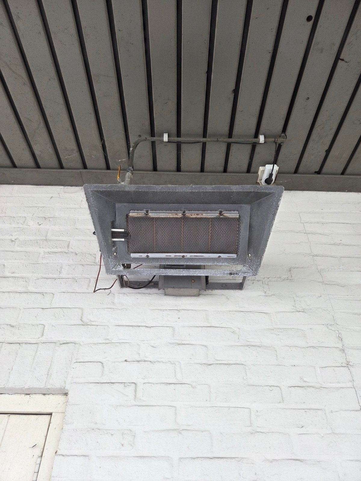 3 Schwank terrasSchwank 7A Prof. horeca Gas Terrasverwarmers, Tuin en Terras, Ophalen, Gebruikt, Gas, Wand