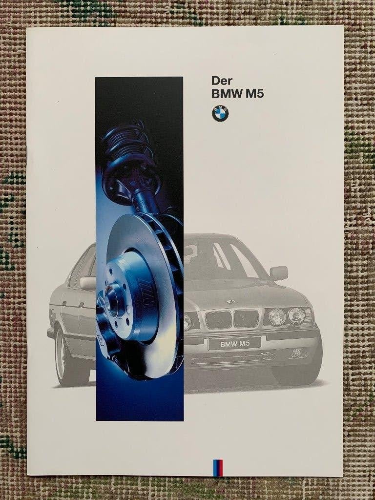 Folder brochure BMW M5 E34 1995 nieuw, Boeken, Nieuw, Ophalen of Verzenden, BMW, BMW