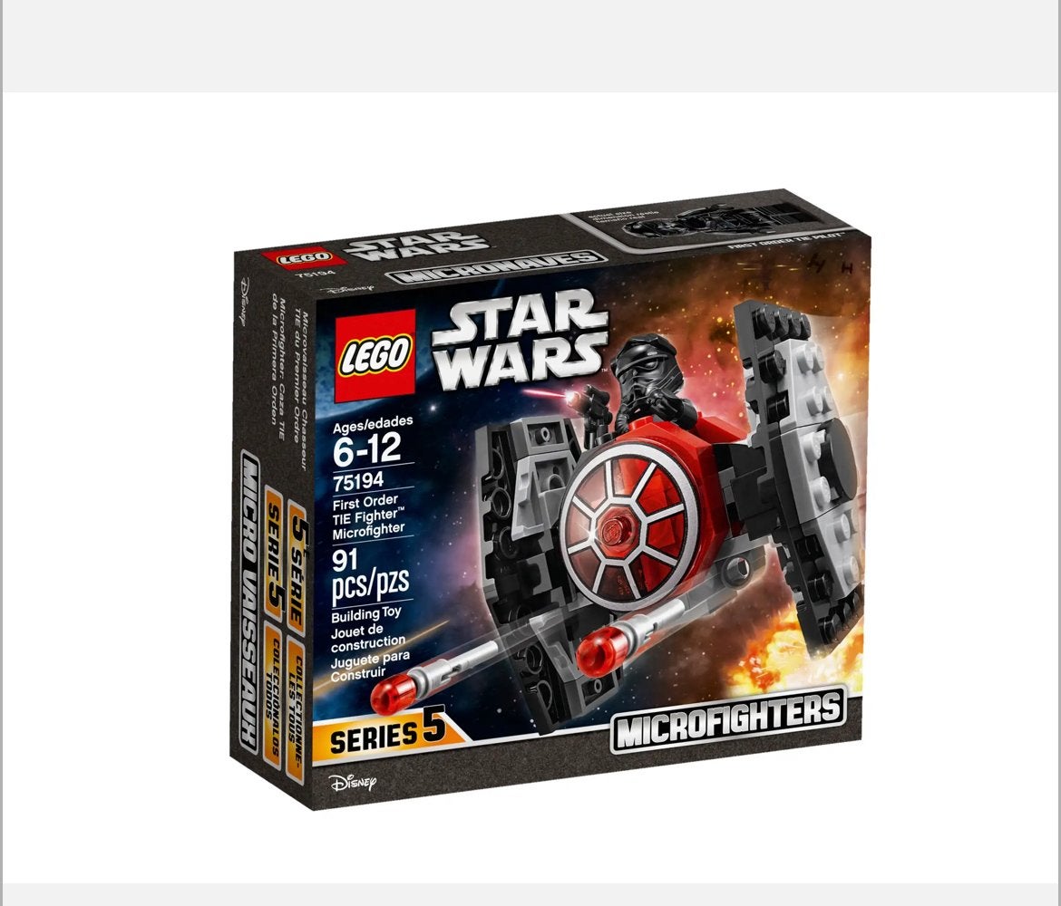 LEGO Star Wars 75194 First Order TIE Fighter Microfighter, Star Wars, Lego, Ophalen of Verzenden, Zo goed als nieuw
