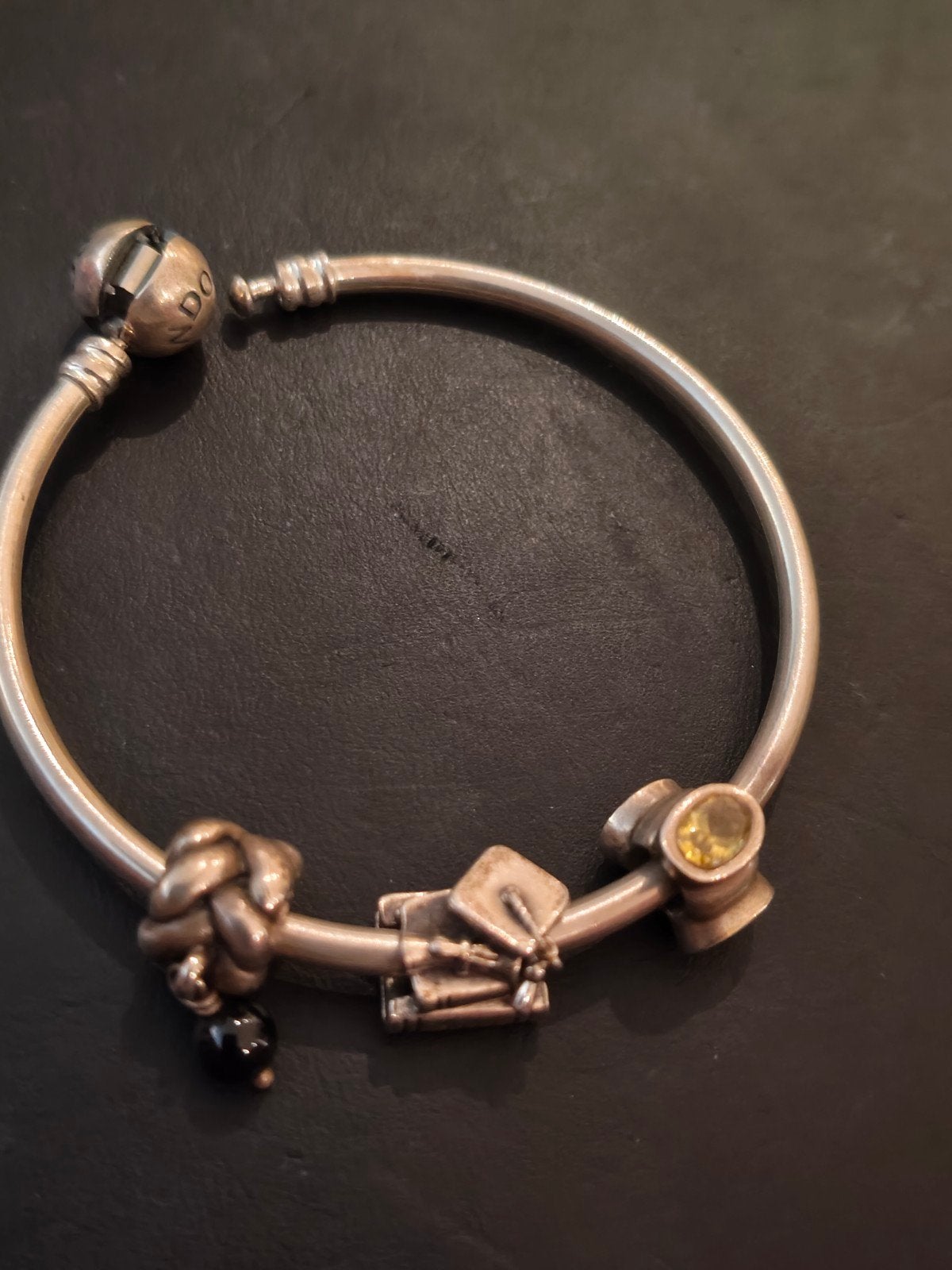 Pandora bedels, Sieraden, Tassen en Uiterlijk, Armbanden, Ophalen, Zo goed als nieuw, Zilver, Zilver