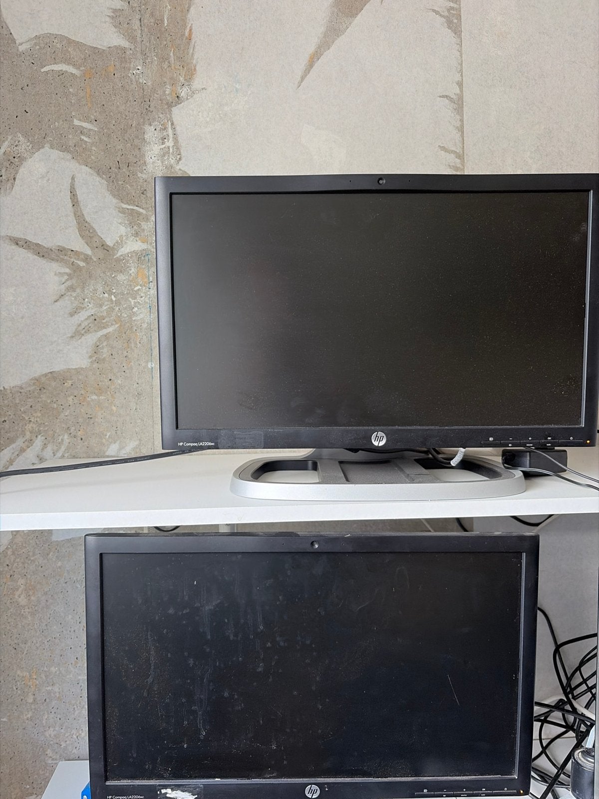 6x HP Compaq LA2206xc Monitor - Full HD met webcam, Ophalen, Gebruikt, Full HD, Ingebouwde camera