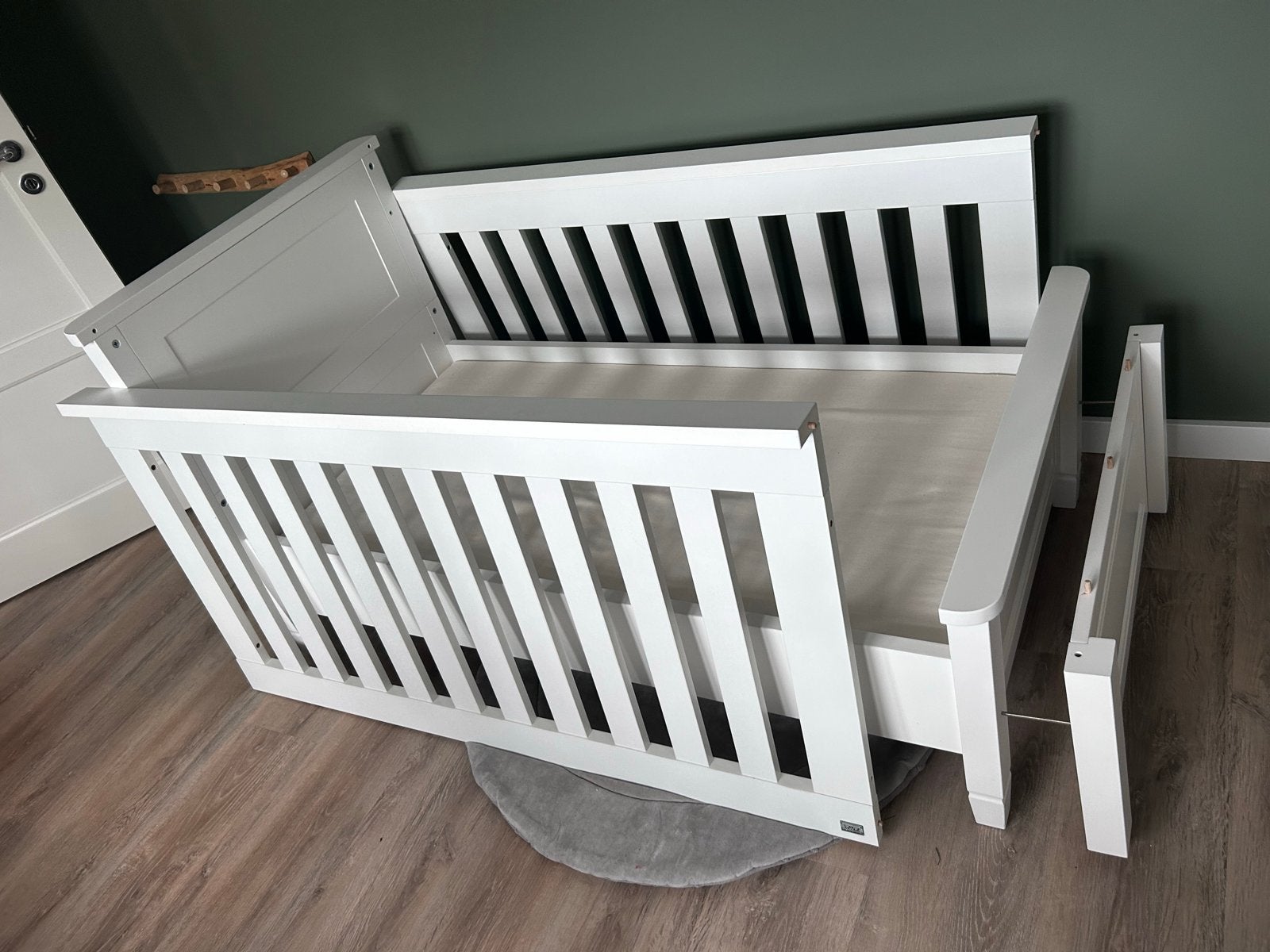 Meegroeiledikant 70x140 Marbella (incl. juniorzijden), Kinderen en Baby's, 70 tot 85 cm, Zo goed als nieuw, Matras, 140 tot 160 cm