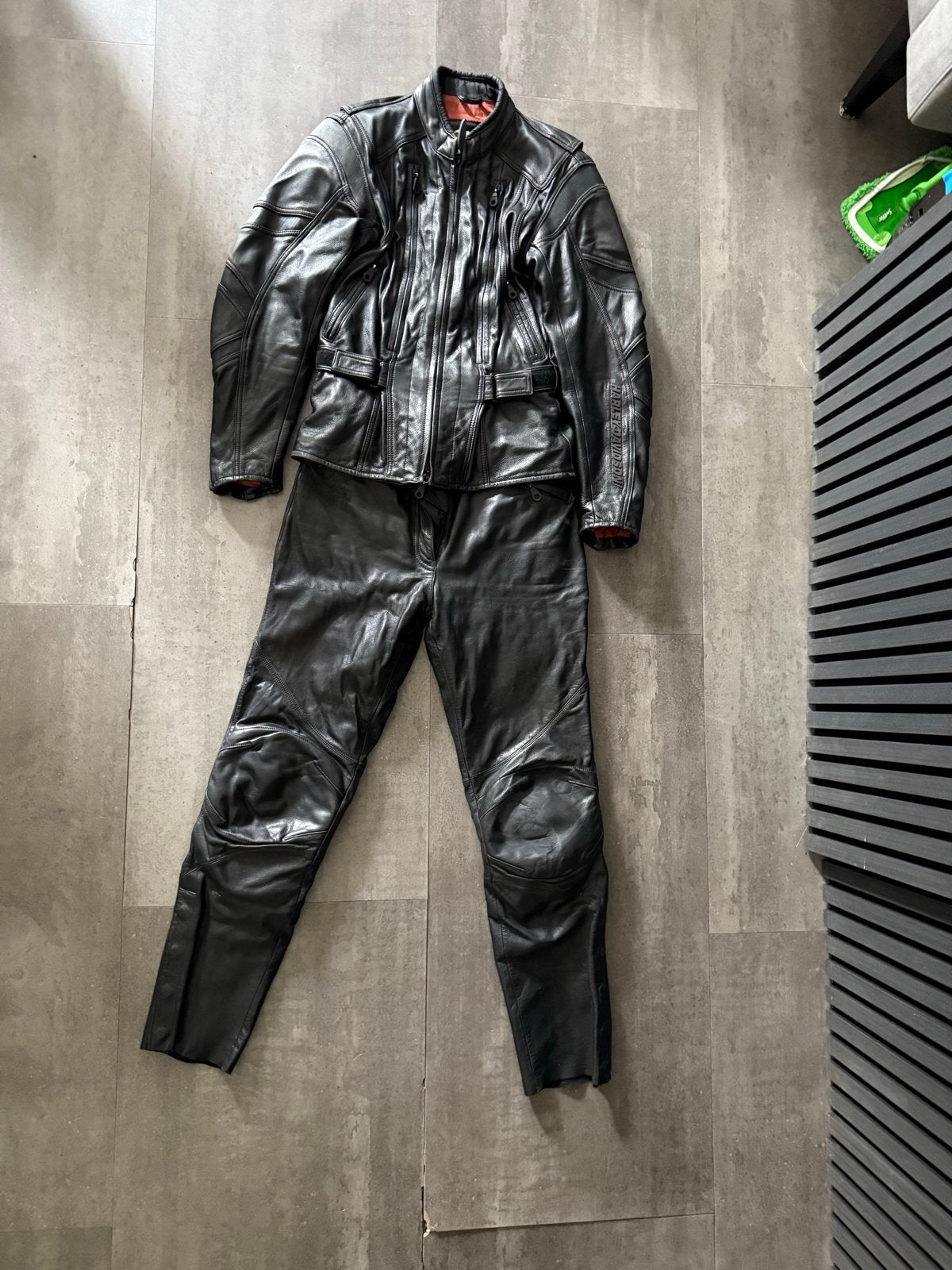 Harley-Davidson Dames Leren Motorjas, Motoren, Ophalen of Verzenden, Tweedehands, Dames, Jas | leer