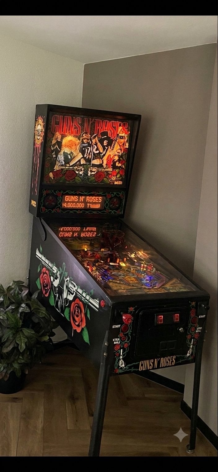 Guns N' Roses Flipperkast - Data East (1994), Ophalen, Gebruikt, Elektronisch, Data East