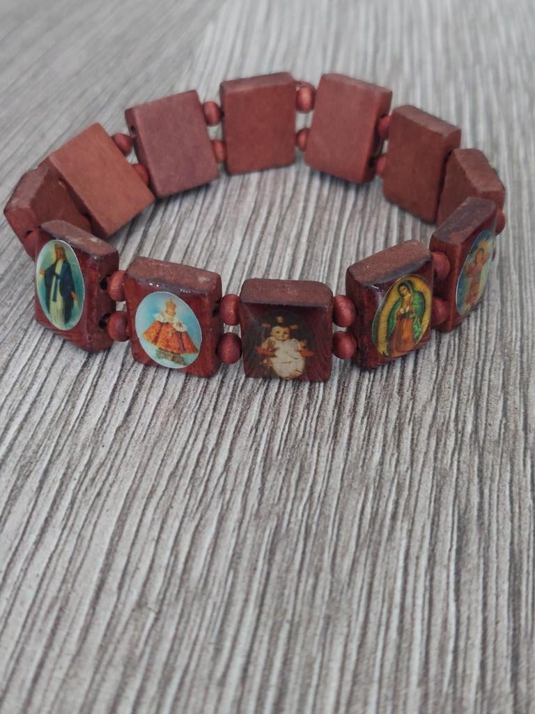 religieuze bedel armband, Overige merken, Overige materialen, Ophalen of Verzenden, Zo goed als nieuw
