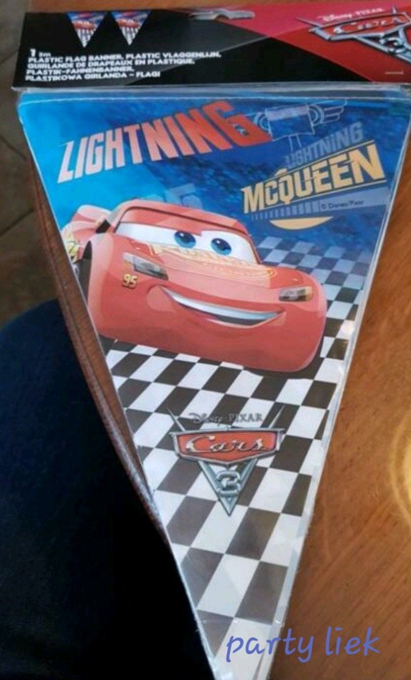Cars vlaggenlijn nr S502, Ophalen of Verzenden, Nieuw, Versiering, Verjaardag