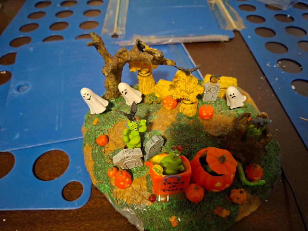 Lemax Spooky Town Trick or Treat Halloween decoratie, Diversen, Kerst, Ophalen of Verzenden, Gebruikt