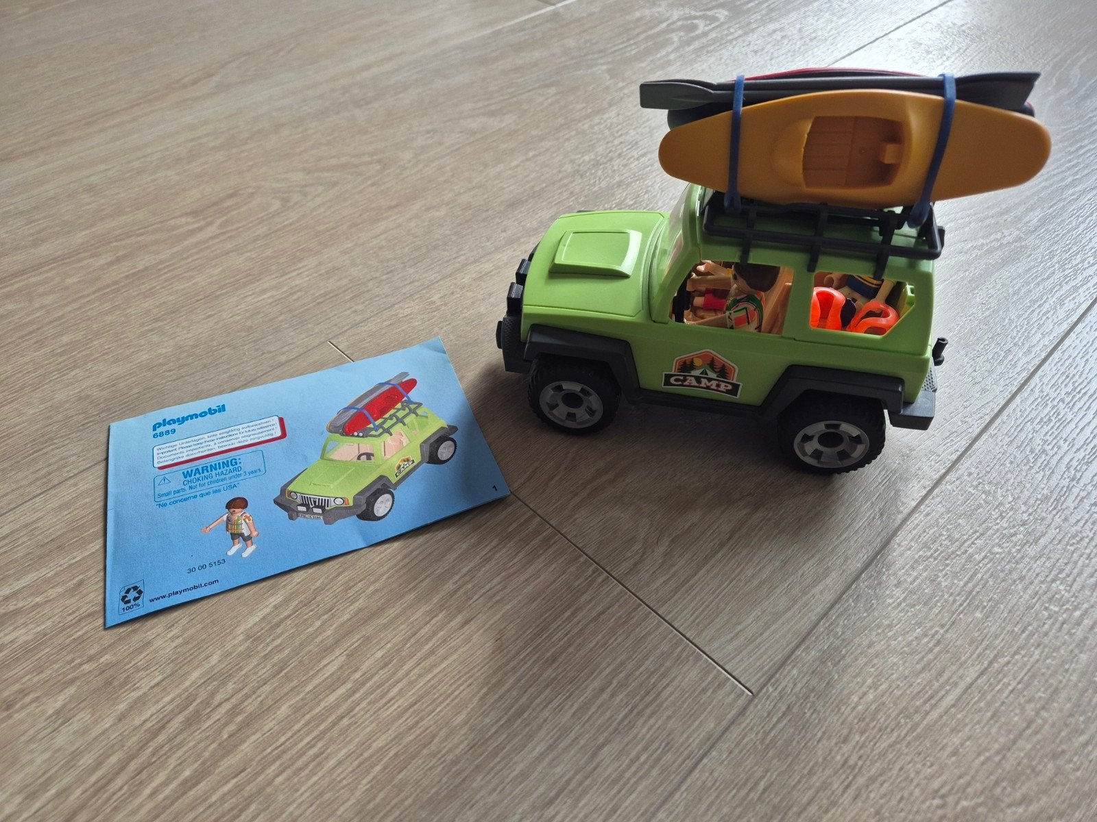 Playmobil Summer Fun 6889 - Familieterreinwagen, Ophalen of Verzenden, Zo goed als nieuw, Complete set