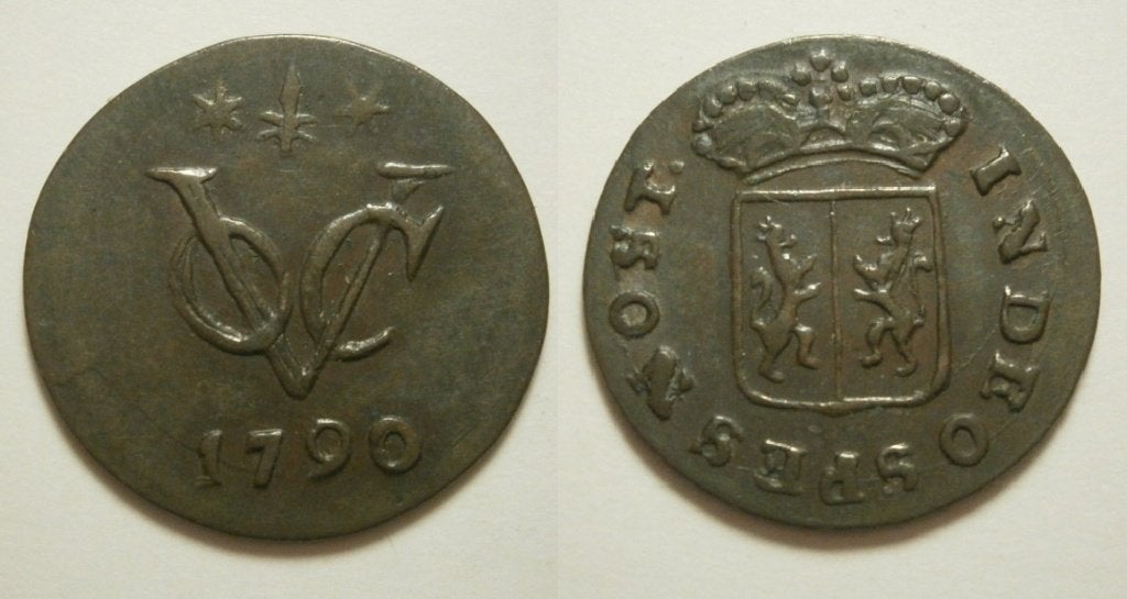3] Gelderland ½ VOC Duit 1790 - KORTING !, Ophalen of Verzenden, Vóór koninkrijk, 1 cent, Losse munt