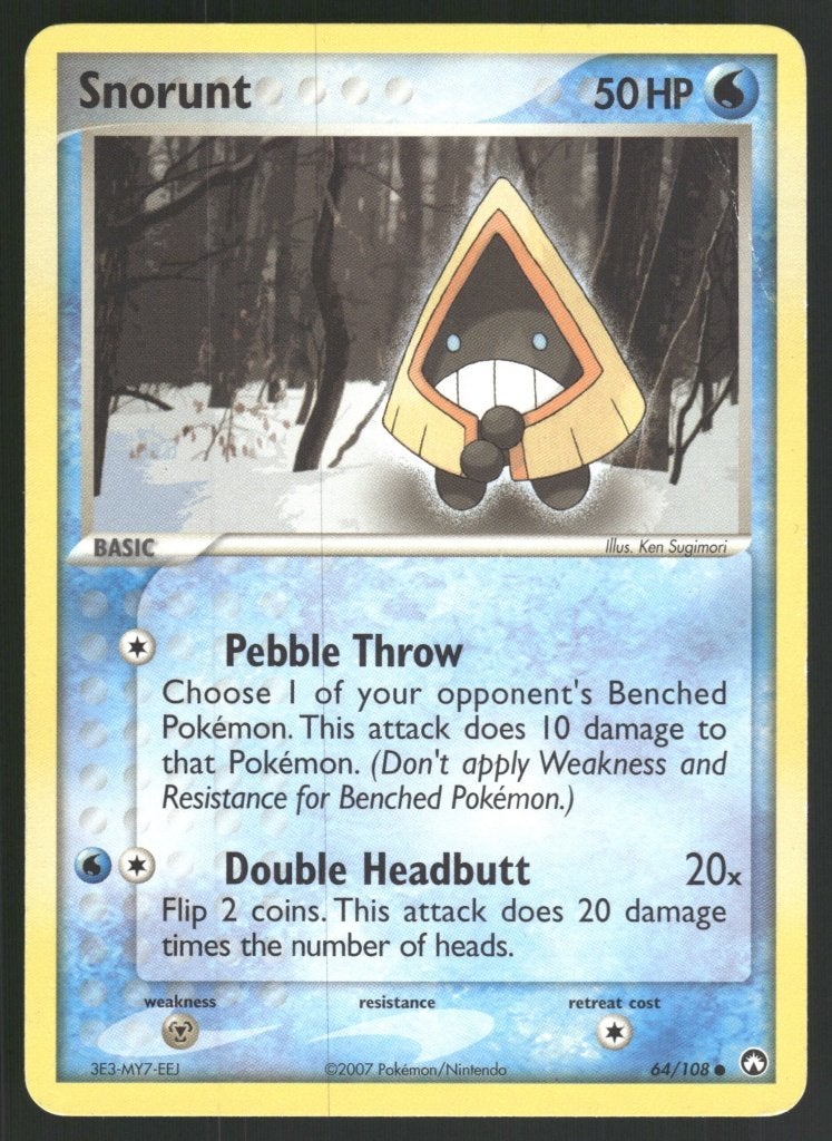 Snorunt 64/108 - Power Keepers (EX), Verzenden, Gebruikt
