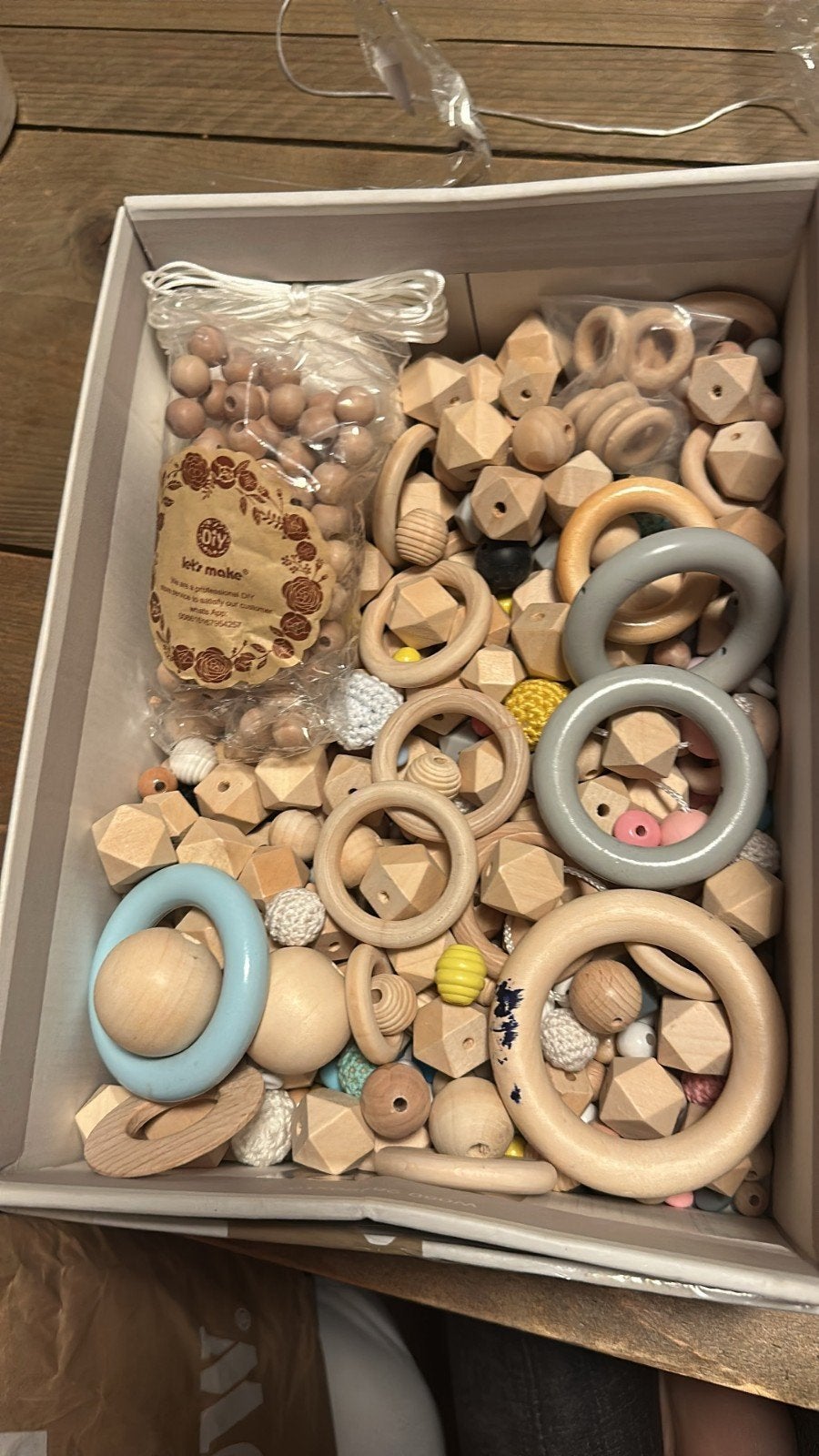 DIY kralenpakket voor babygym of mobiel, Ophalen of Verzenden, Nieuw, Overige typen
