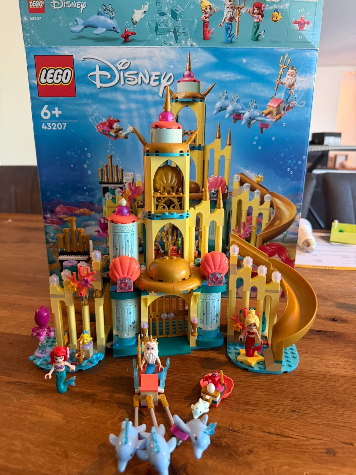 Disney Lego Ariels onderwater kasteel 43207, Kinderen en Baby's, Ophalen of Verzenden, Zo goed als nieuw