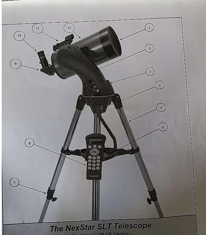 Leuke handzame Telescoop te koop, Ophalen, Gebruikt, Lenzentelescoop (refractor), 80 tot 200 mm