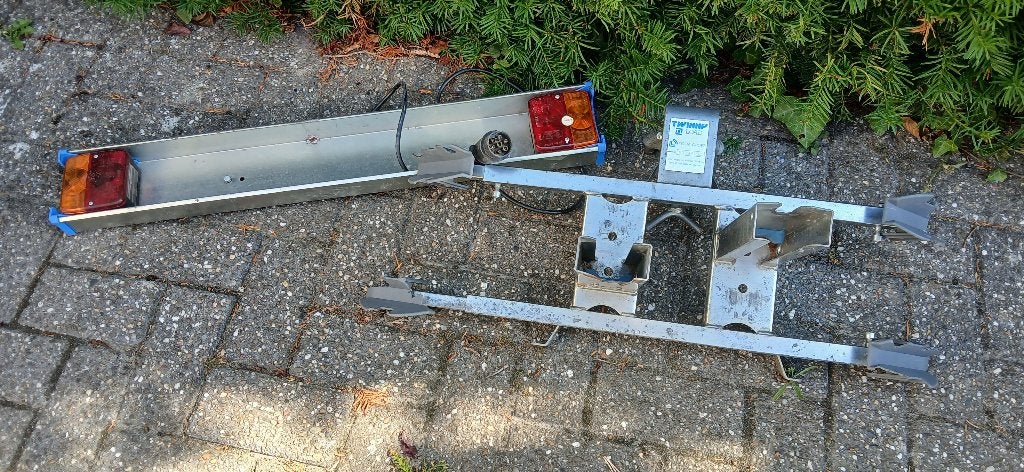 Twinny load fietsendrager voor dissel op caravan, Ophalen, Gebruikt, Fietsendrager-accessoire
