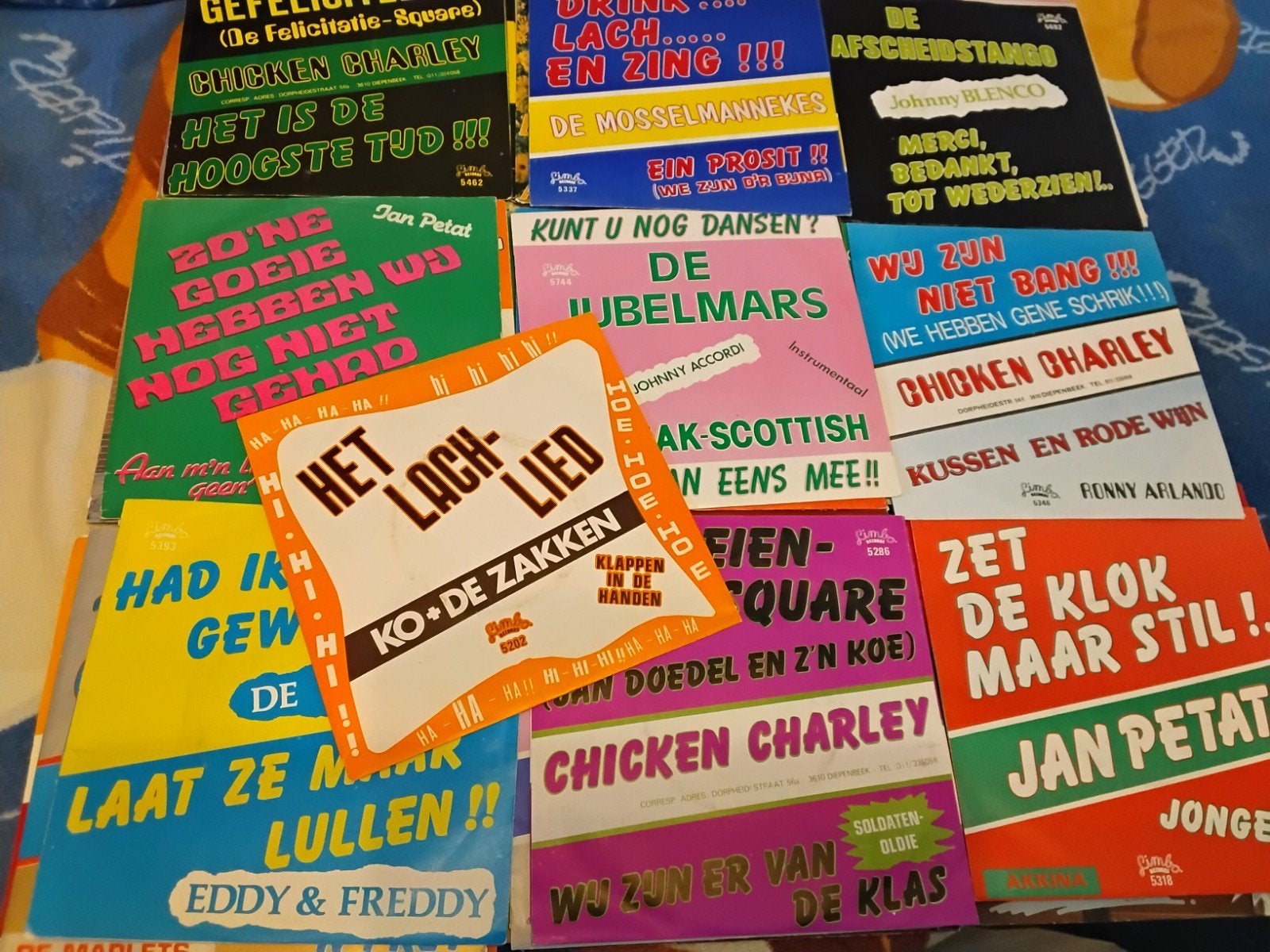 verzameling top singles 46 x piraat o.a  Marlets enz Limbo, Ophalen of Verzenden, Gebruikt, Overige formaten, Levenslied of Smartlap