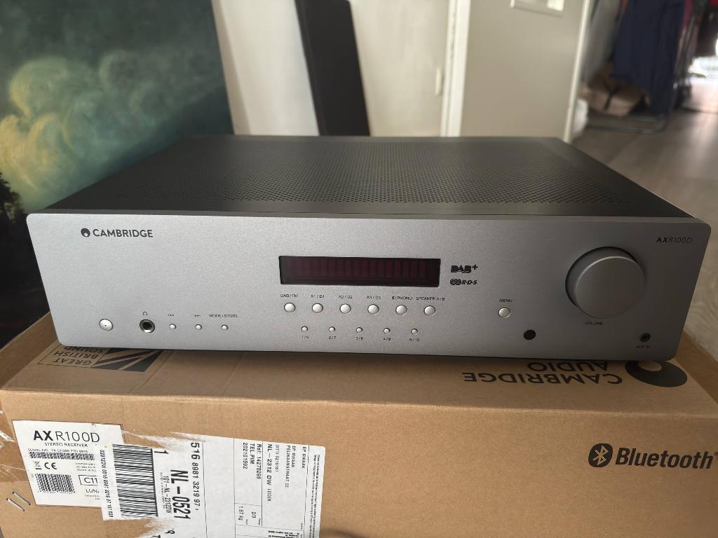 Cambridge Audio AXR100D Stereo Receiver (DAB+), Overige merken, Ophalen of Verzenden, Zo goed als nieuw, 60 tot 120 watt